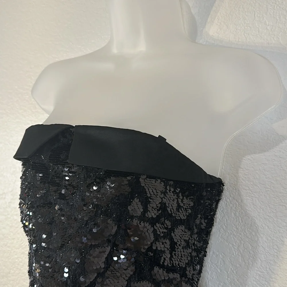 Revolve Le Superbe Nominee Tux Dress in Noir Cluster Shine Size 2 - Picture 12 of 15